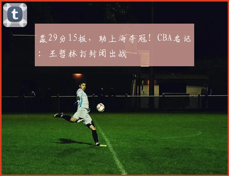 轰29分15板,助上海夺冠!CBA名记:王哲林打封闭出战