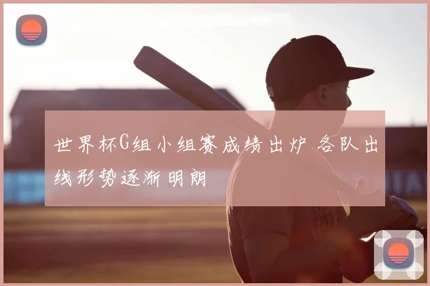 世界杯G组小组赛成绩出炉 各队出线形势逐渐明朗